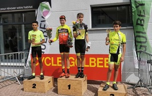 victoires et podiums au critérium de la Ville de Golbey