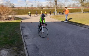 avec nos jeunes cyclistes