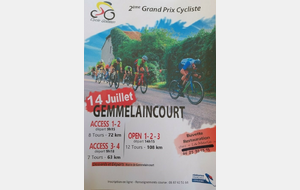 2ème prix de la Commune de Gemmelaincourt