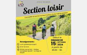 lancement d'une section loisir