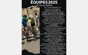 L'équipe U17 participera au Tour de l'Ain 2025