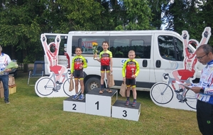 Podium 100% golbéen en U9 à Contrexéville