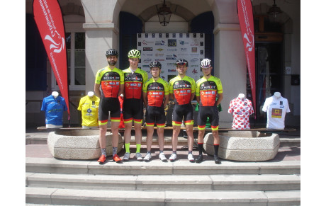 Une équipe du Cycle Golbéen sur le Tour du Territoire de Belfort