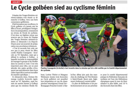 Nos minimes filles