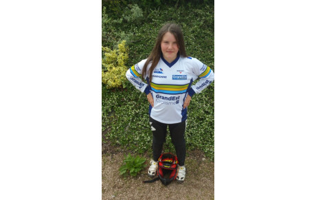Emma FRANCOIS  Championne du Grand Est  de BMX