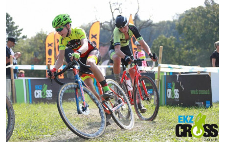 Les frères SPARFEL sur l'EKZ Cross Tour à BADEN (Suisse)