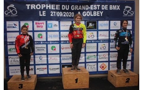 AGNUS Lana victorieuse de la 3ème manche du Trophée du Grand Est de BMX