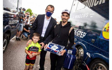 Avec le Champion du Monde