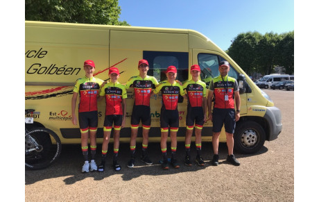 les cadets golbéens au Tour de l'Ain