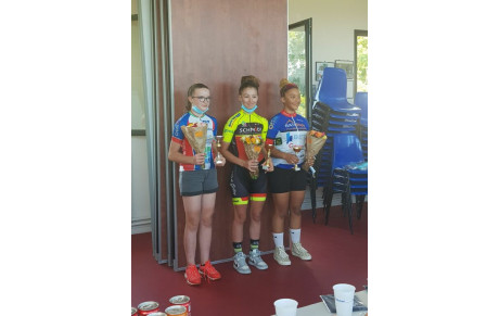 Victoire de Camille PIETROSANTE sur piste
