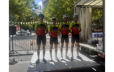 les juniors golbéens au Tour Centre Alsace