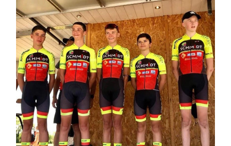 les cadets golbéens 6ème au classement général final