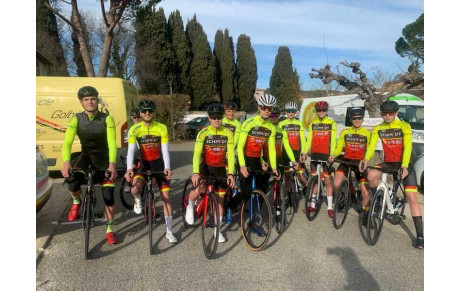 Les juniors et espoirs en stage