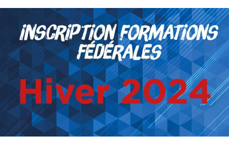  formations fédérales hiver 2024