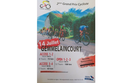 2ème prix de la Commune de Gemmelaincourt