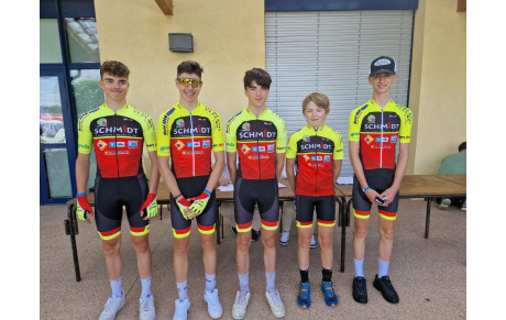 les golbéens sur le tour de l'Ain U17