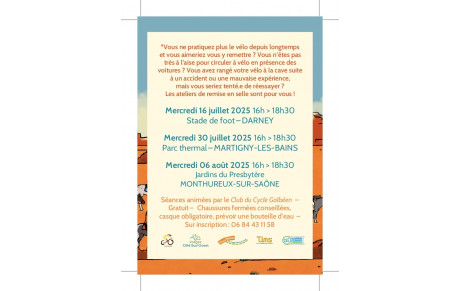 Ateliers de Remise en selle