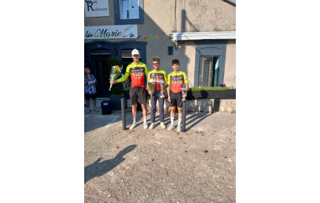 Julien CAUVE vainqueur à Gemmelaincourt