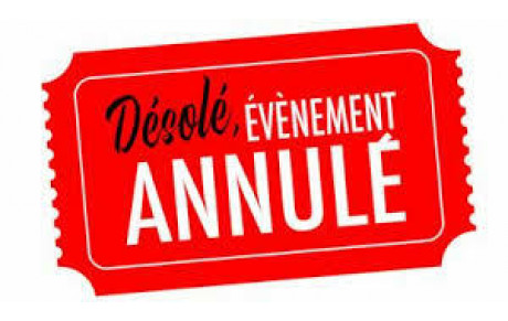 Annulation de la soirée du Cycle Golbéen