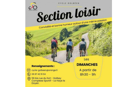 Notre section loisir
